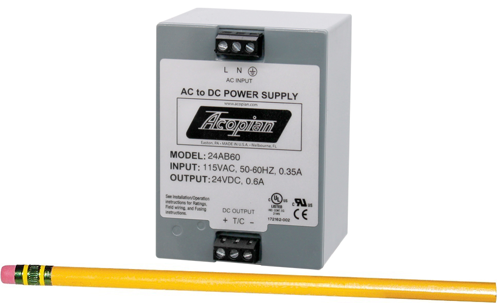 Mini-Touch Safe Terminals Linear Power Supplies (to 15 W)