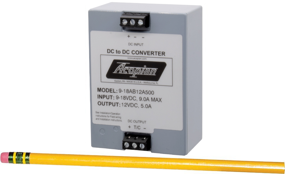 Mini-Touch Safe Terminals DC-DC Converters (to 60 W)